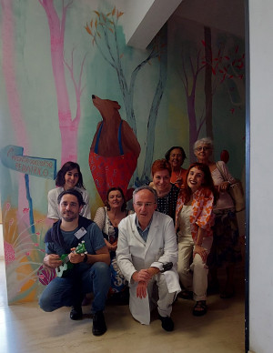 Inaugurato Murales al Pronto Soccorso Pediatrico di Ravenna È parte del progetto AGEBO:” In connessione per condividere sorrisi”