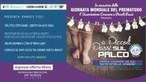 “A Piccoli Passi SUL PALCO”, il 18 novembre a Longiano spettacolo per la TIN del Bufalini