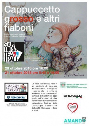Torna lo spettacolo Ciccioni... e si accompagna ai Fiaboni... (Happy family, Fiera di Forlì, 20-21 ottobre 2018)
