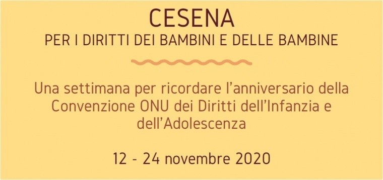Giornata internazionale per i diritti dell’infanzia e dell’adolescenza, a Cesena una settimana di appuntamenti tra letture all’aperto e video per i piccoli