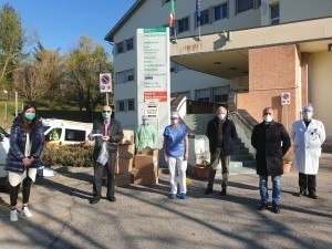 L'Agrofertil dona sessanta visiere agli operatori sanitari di Santa Sofia
