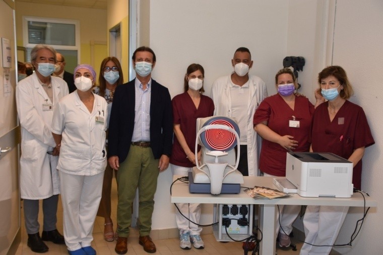 Donato un aberrometro-biometro di ultima generazione all&#039;Oculistica di Forlì: &quot;attrezzatura unica e fondamentale per la prevenzione&quot;