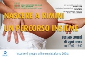Nascere a Rimini: lunedì 31 maggio dalle 17:00 alle 19:00 - Incontro on-line rivolto a tutte le donne in gravidanza nel terzo trimestre
