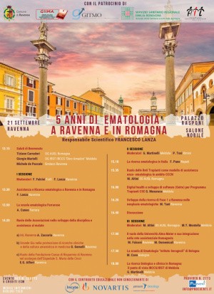 Un convegno a Ravenna per fare il punto sull’attività e ricerca dell’Ematologia in Romagna