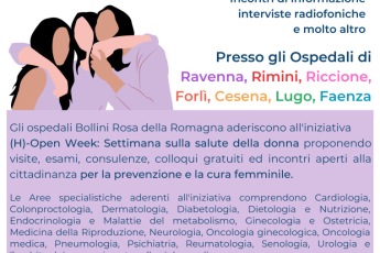"Open week Salute Donna" di Fondazione Onda in Romagna (18-24 aprile 2024)